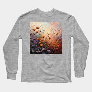 Autumn Wild Flowers Long Sleeve T-Shirt